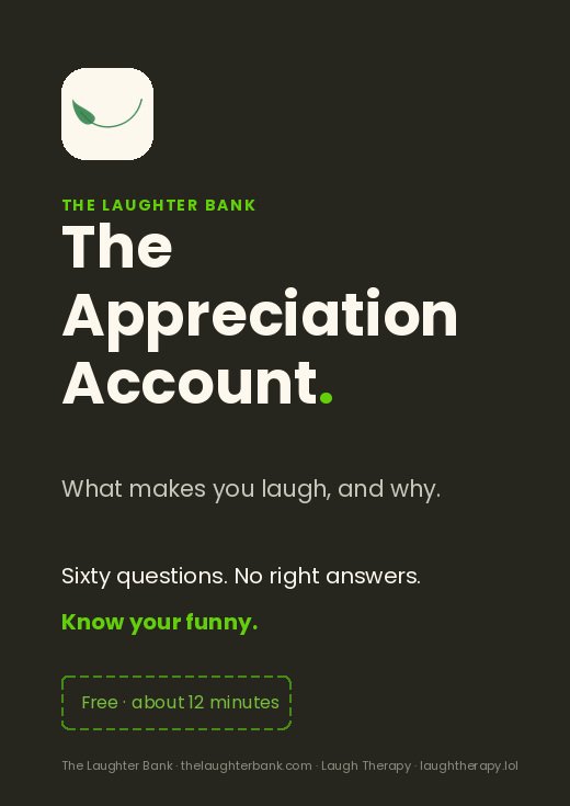 The Appreciation Account cover